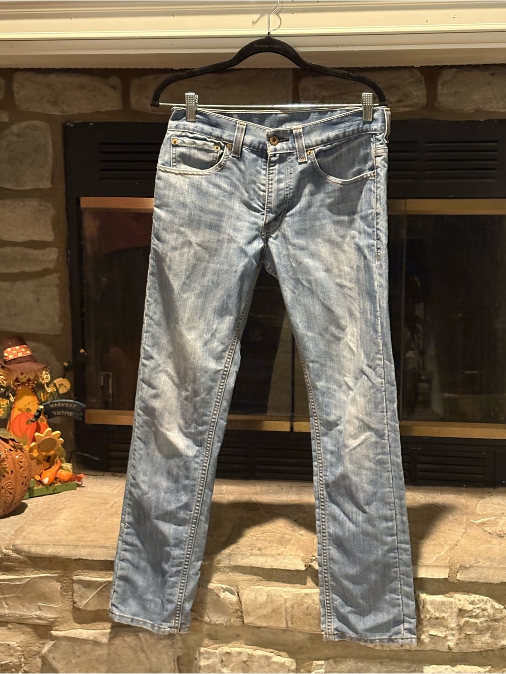 Levi's Men's Light Wash Straight Leg Jeans